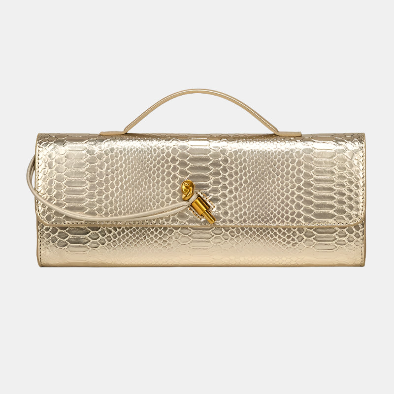 VANORA WOVEN CLUTCH